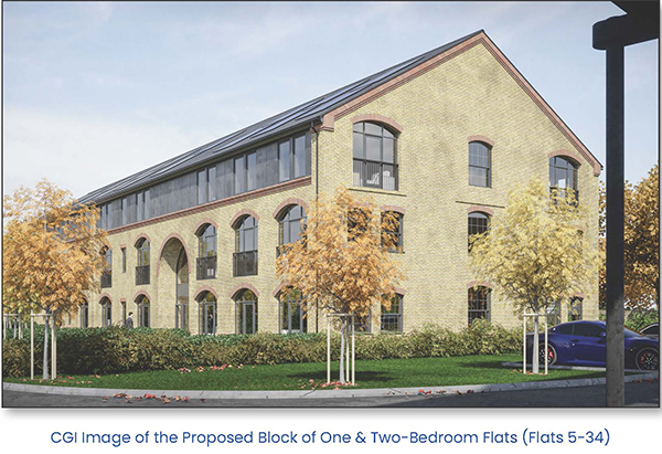 Lot: 114 - LAND WITH PLANNING FOR THIRTY FLATS, TWO BUNGALOWS AND COMMERCIAL SPACE -